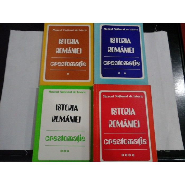 ISTORIA ROMANIEI crestomatie 4 volume - Muzeul National de Istorie ISTORIA ROMANIEI crestomatie 4 volume - Muzeul National de Istorie
